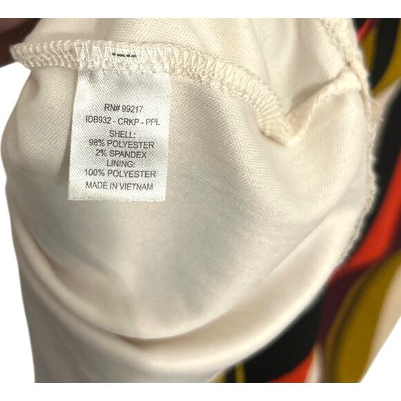 Moa Moa 70's Vibe Lined Striped Sleeveless Maxi Dress with Slits Women's Medium - Picture 8 of 8